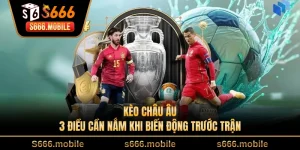 Kèo Châu Âu - 3 Điều Cần Nắm Khi Biến Động Trước Trận